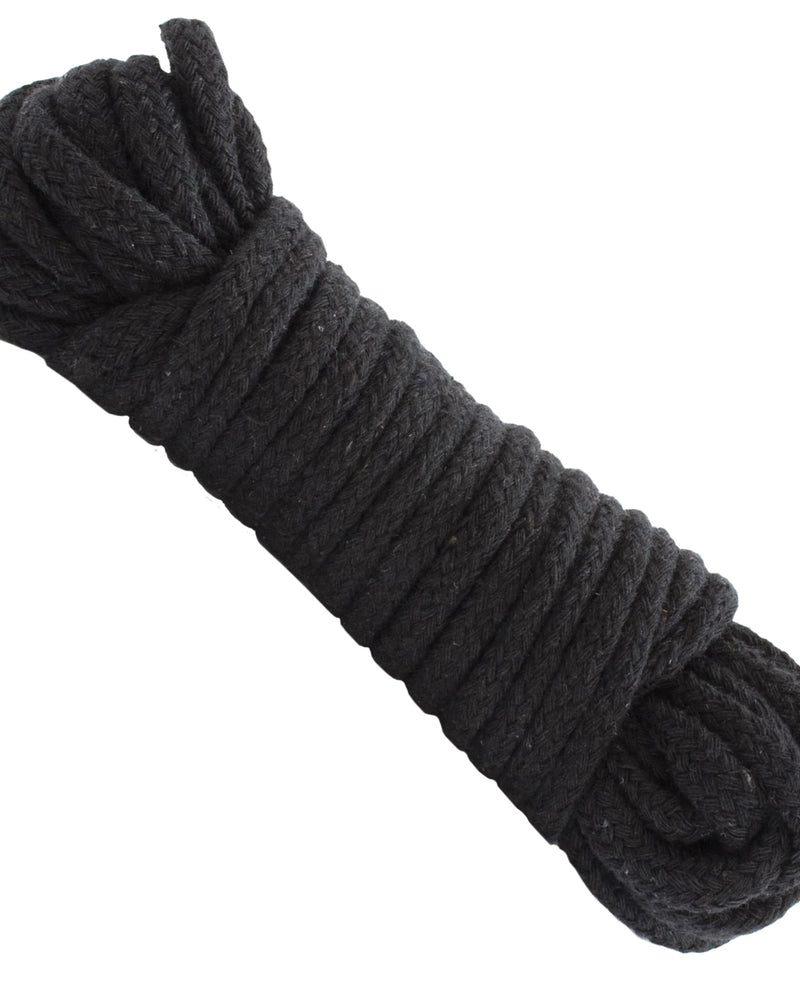 Bondage Rope - Cotton - Japanese Style - Black