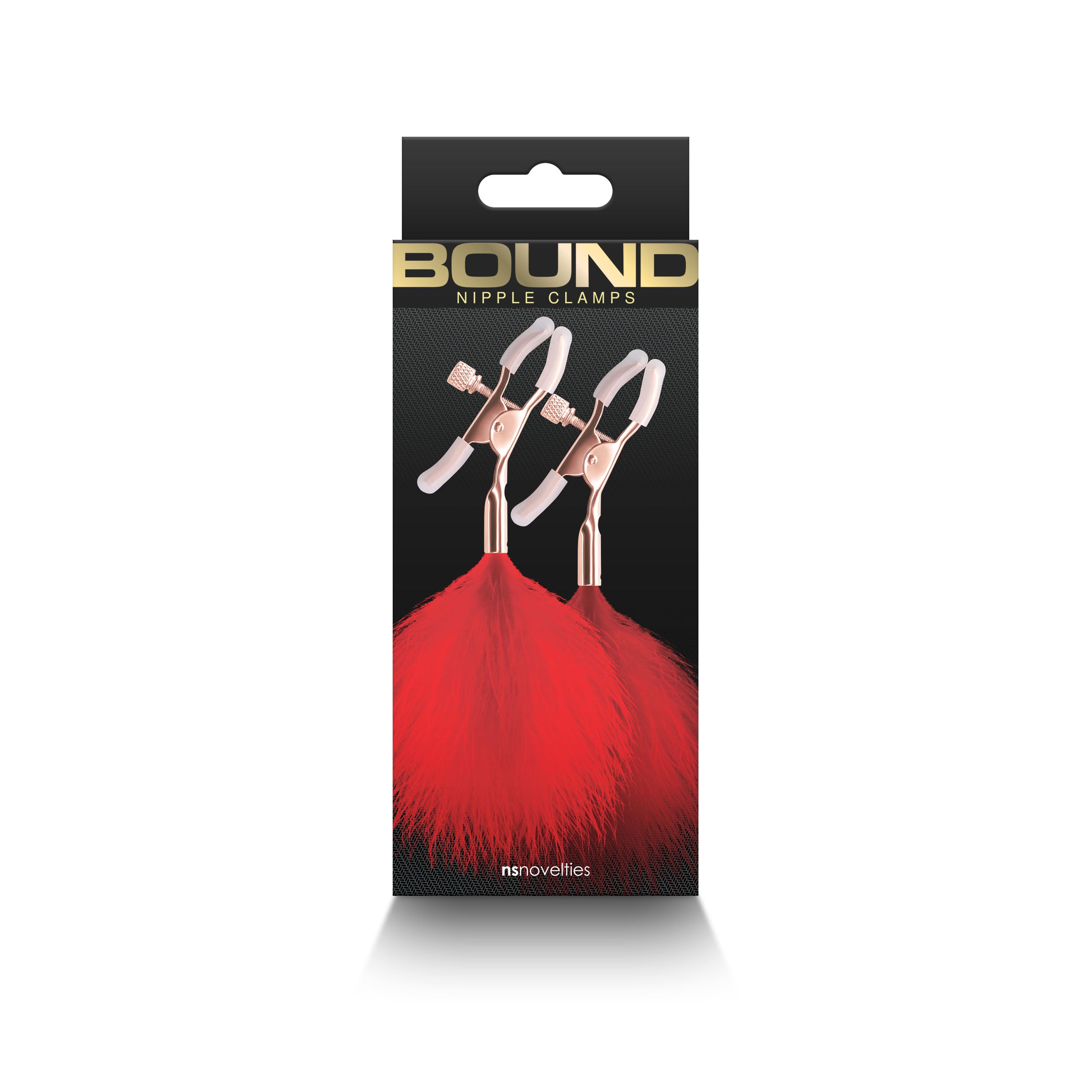 "Bound - Nipple Clamps - F1 - Red NSN-1302-36"