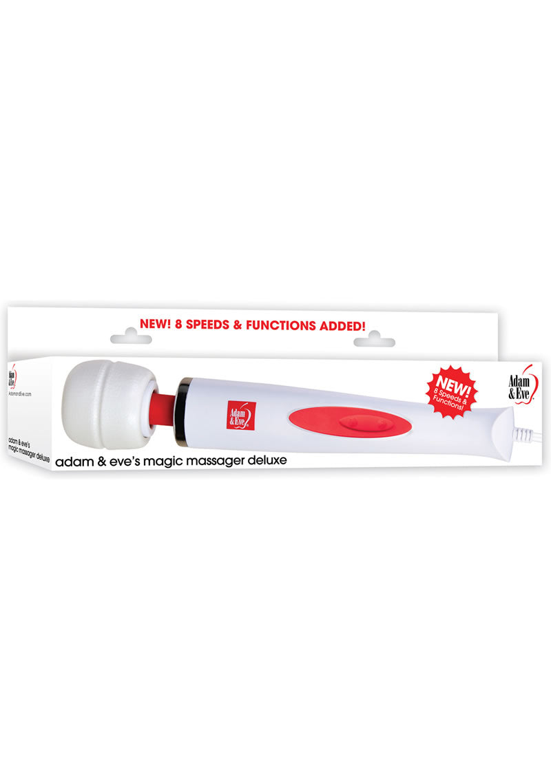 Adam and Eve - Magic Massager Deluxe - White/Red