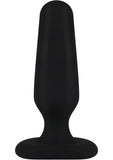 Hustler All About Anal Seamless Silicone Butt Plug Black 3 Inch