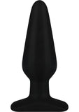 Hustler All About Anal Seamless Silicone Butt Plug Black 5.5 Inch