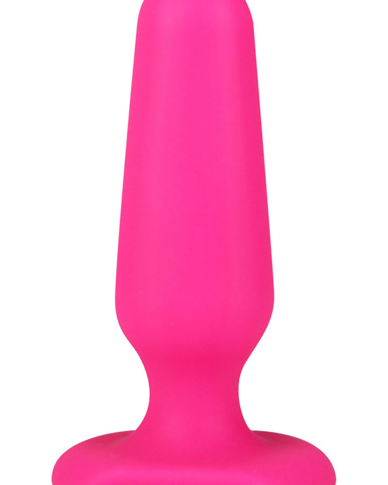 Hustler All About Anal Seamless Silicone Butt Plug Pink 3 Inch