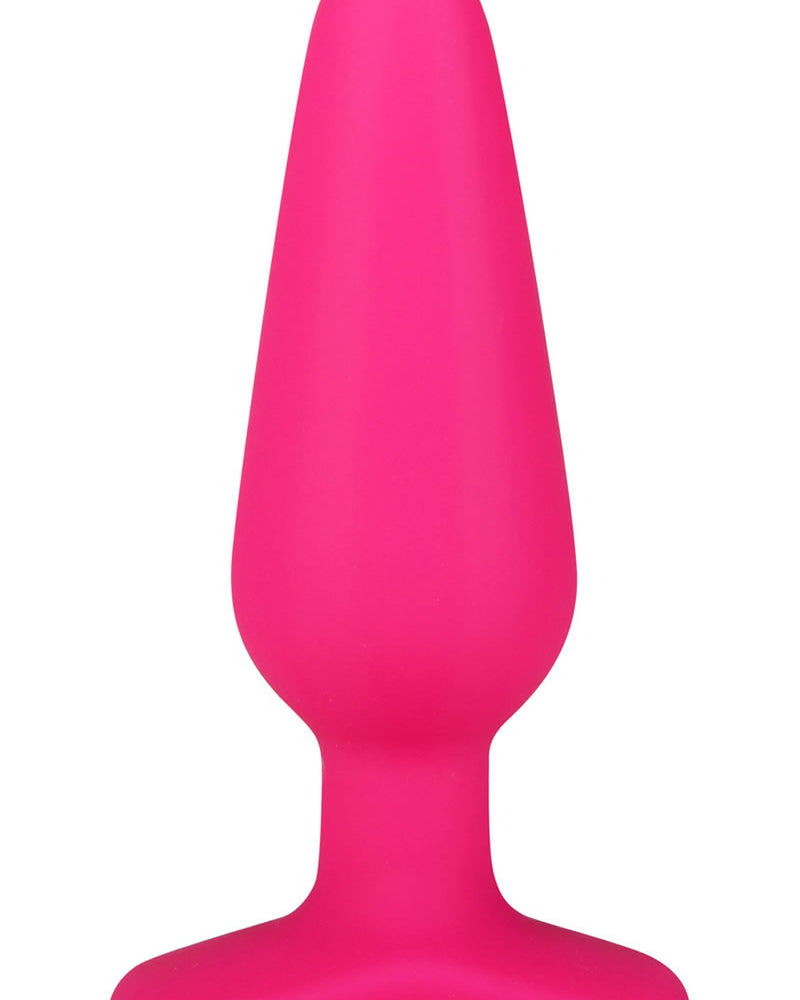 Tapón anal de silicona sin costuras Hustler All About Anal de 5,5 pulgadas, color rosa