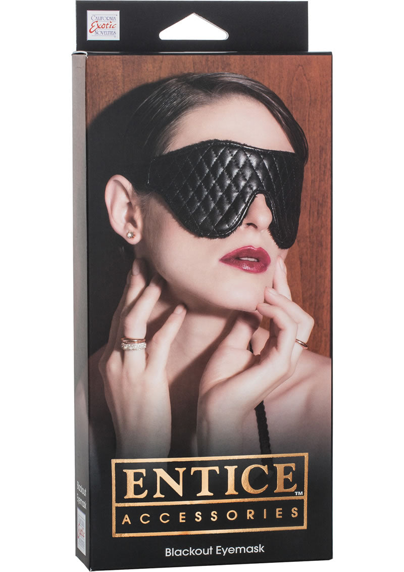 Antifaz Entice Blackout de color negro