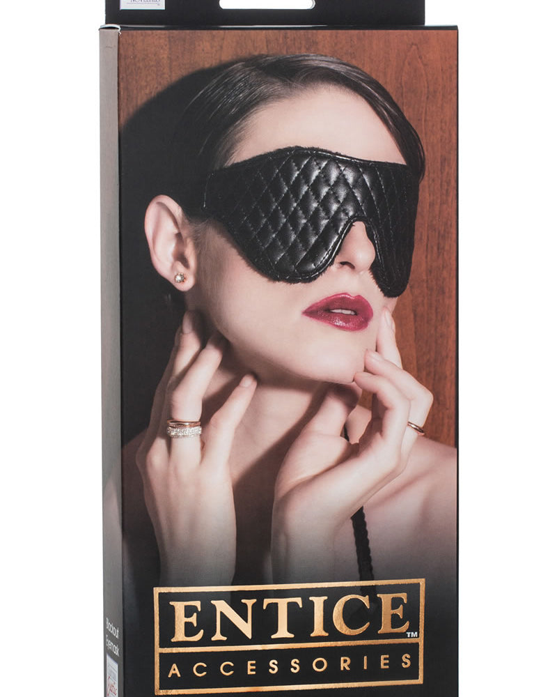 Antifaz Entice Blackout de color negro