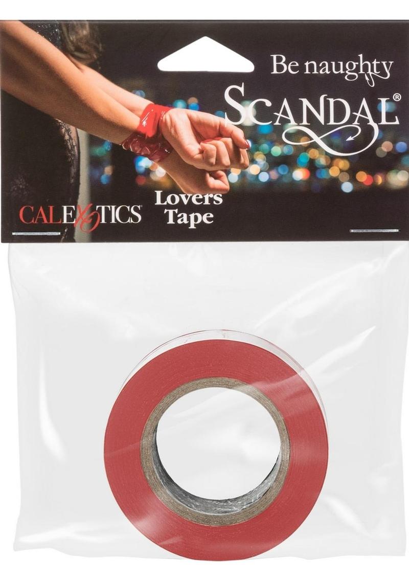 Scandal Be Naughty Lovers Tape Restraint Red 4 Feet