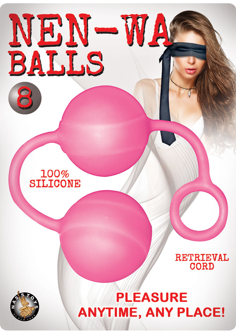 Nen-Wa Balls 8 Silicone Waterproof Pink