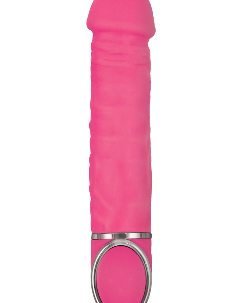 Always Ready Pleasure Vibe Silicone 10 Function Waterproof Pink 7.25 Inch