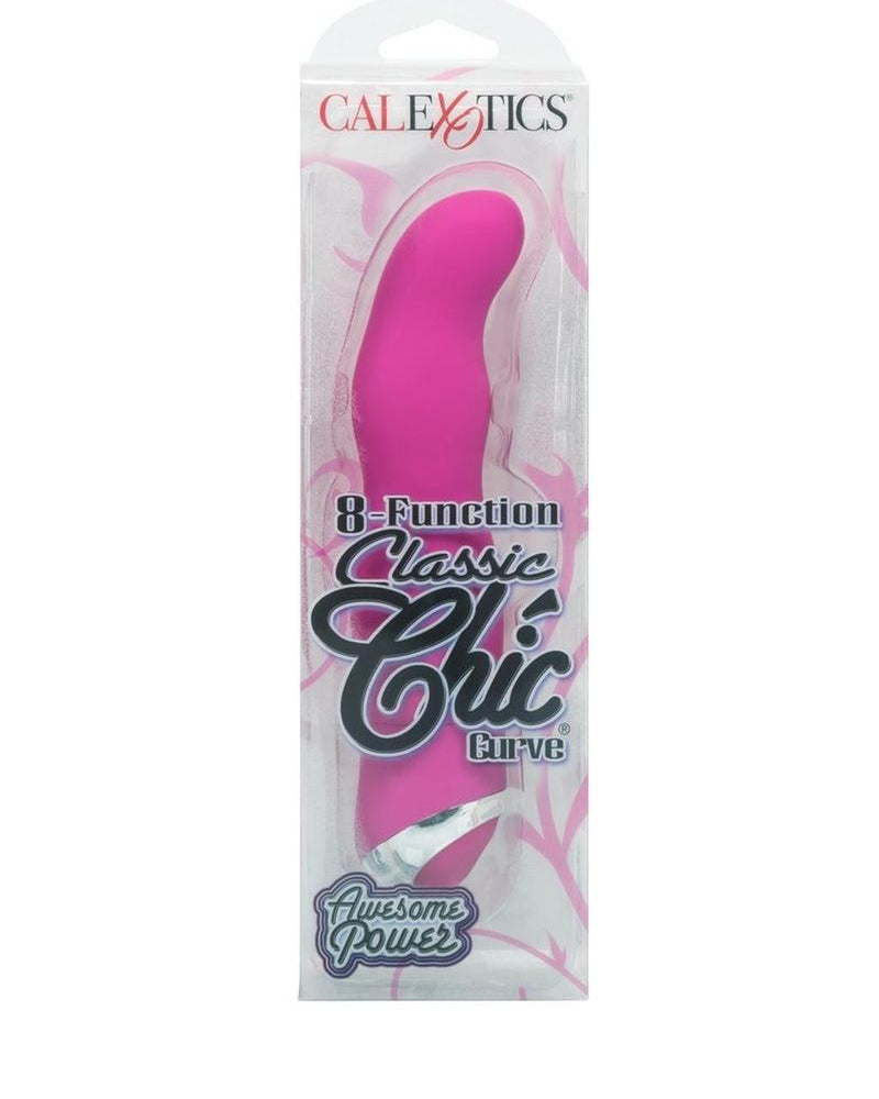Vibrador Classic Chic Curve resistente al agua, color rosa