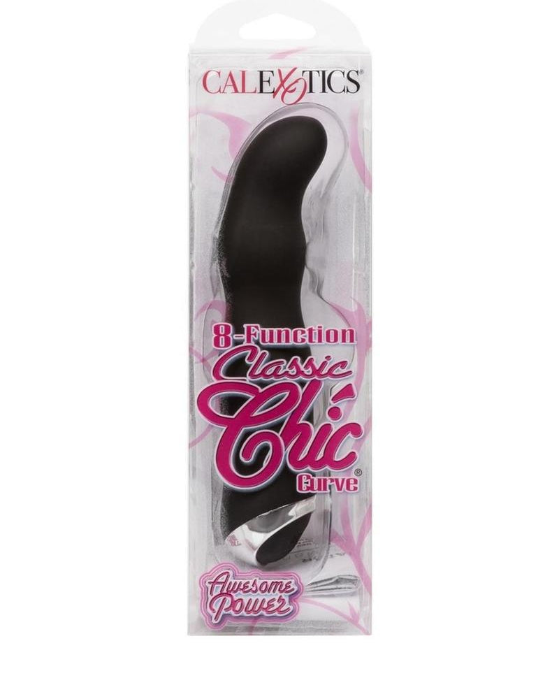 Classic Chic Curve Vibrator Waterproof - Black