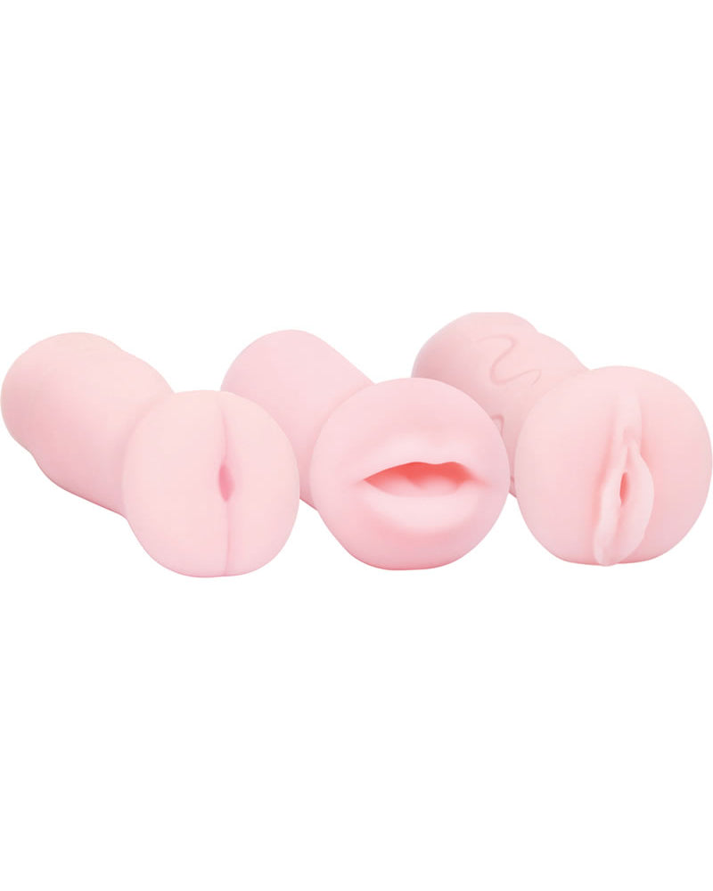 Trío de mini masturbadores Imale Pocket Pink