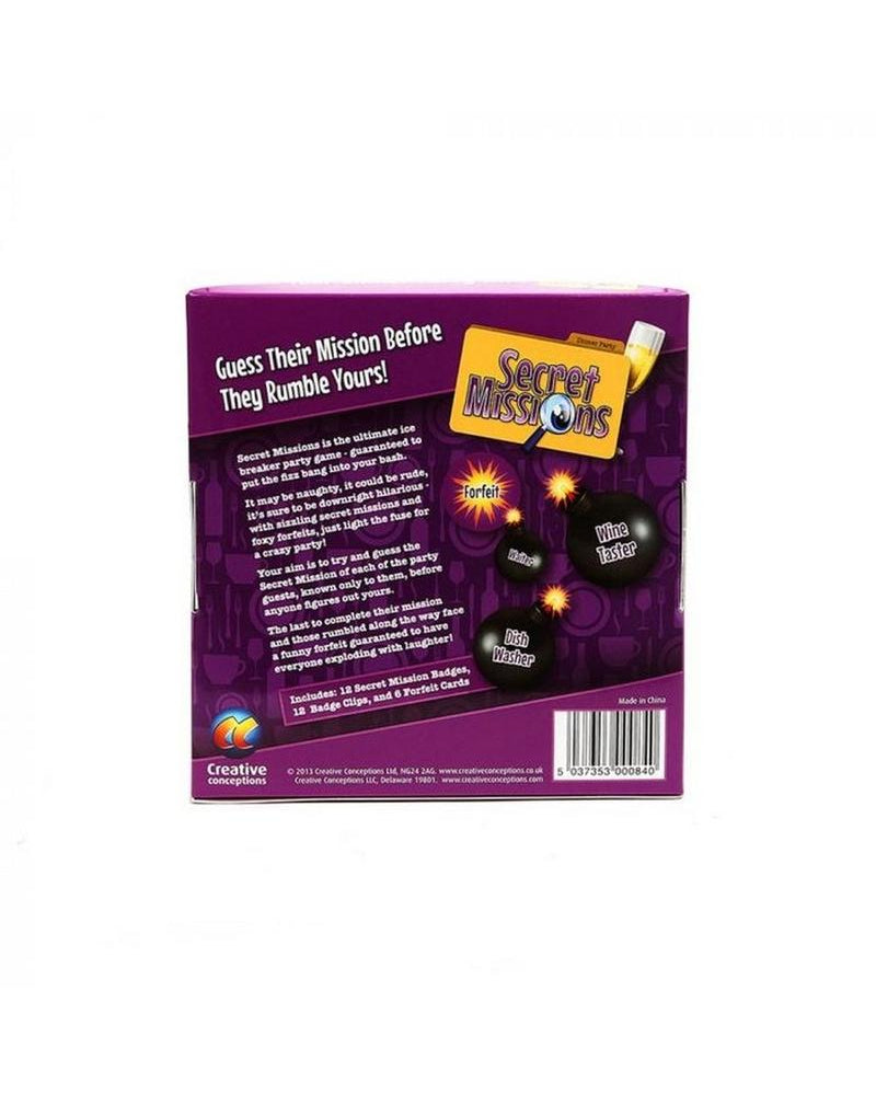 Juego de cena con misiones secretas