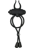 Ram Silicone Vibrating Horny Cocktie Black