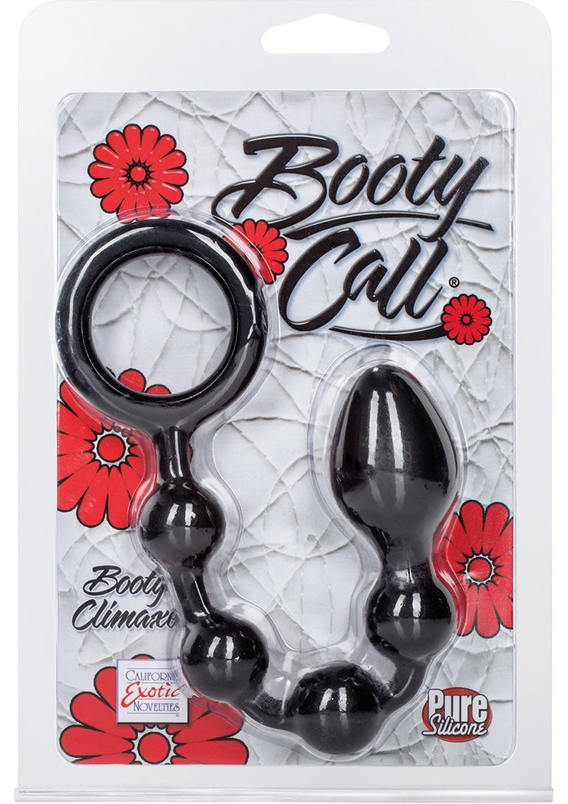 Booty Call Booty Climaxer Silicone Anal Probe Black 8 Inch