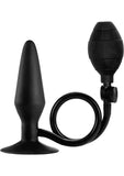 Tapón anal inflable de silicona Booty Call Booty Pumper, tamaño mediano, color negro