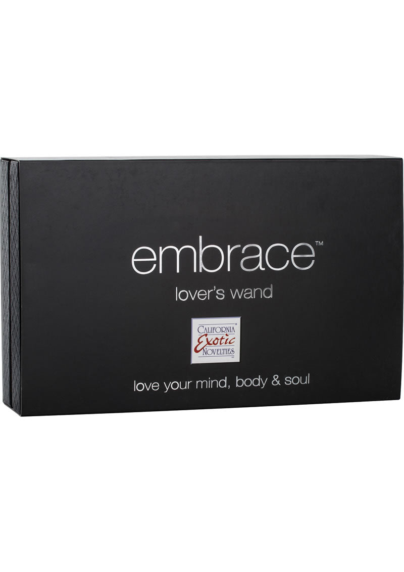 Embrace Lovers Wand Silicone Rechargeable Massager Waterproof Grey 9 Inch