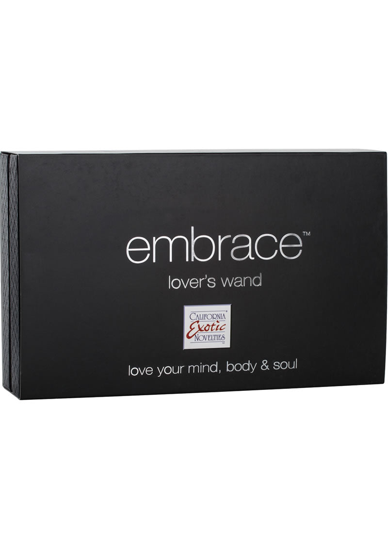 Embrace Lovers Wand - Masajeador recargable de silicona, resistente al agua, color morado, 9 pulgadas