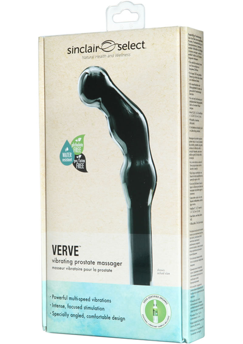 Masajeador de próstata vibratorio Sinclair Select Verve negro