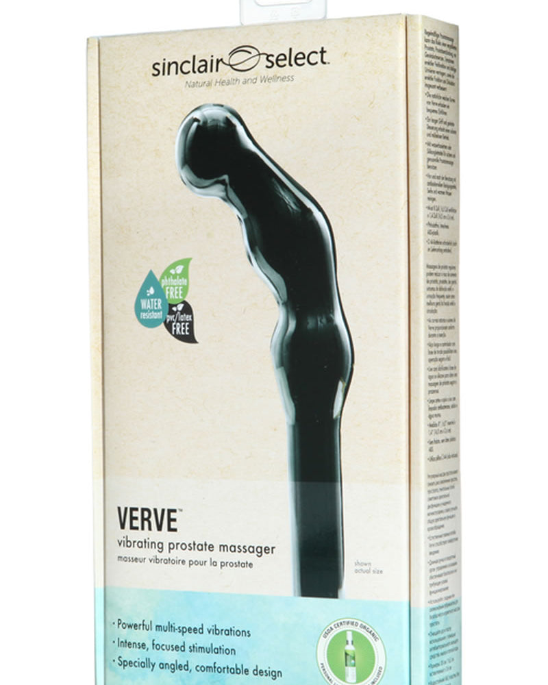 Sinclair Select Verve Vibrating Prostate Massager Black