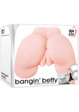 Adam and Eve - Bangin' Betty Masturbator Kit -Flesh (With DVD)