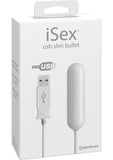 Isex USB Slim Bullet Blanco 2,25 Pulgadas