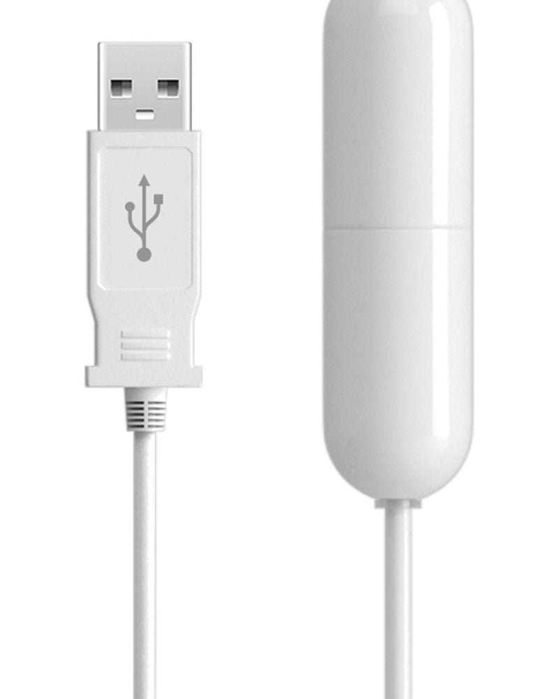 Isex USB Slim Bullet White 2.25 Inch