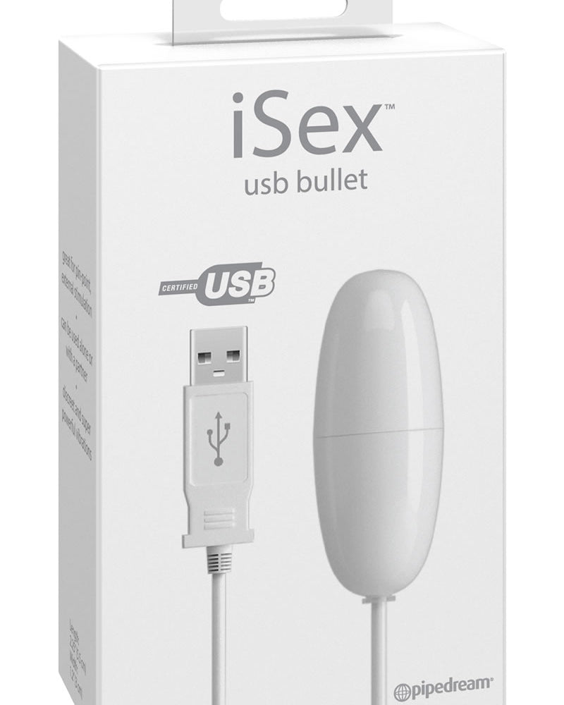 Isex USB Bullet Blanco 2,25 Pulgadas