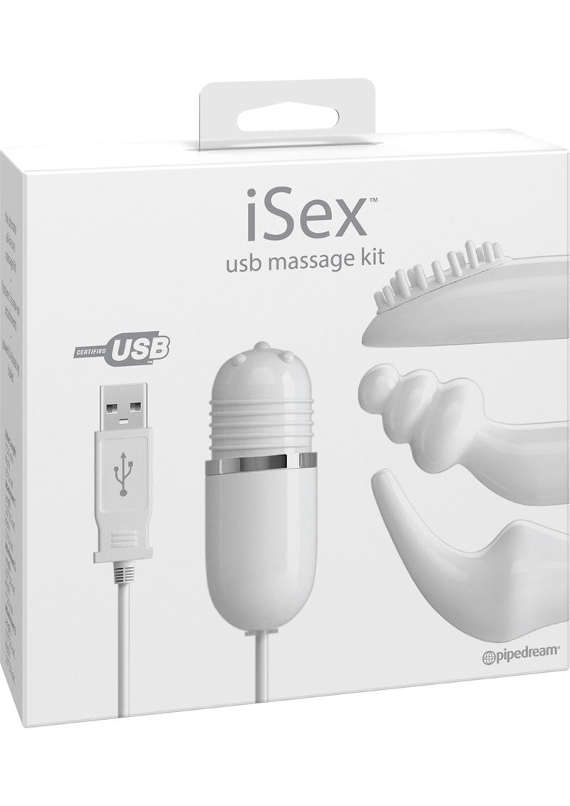 Kit de masaje USB Isex blanco