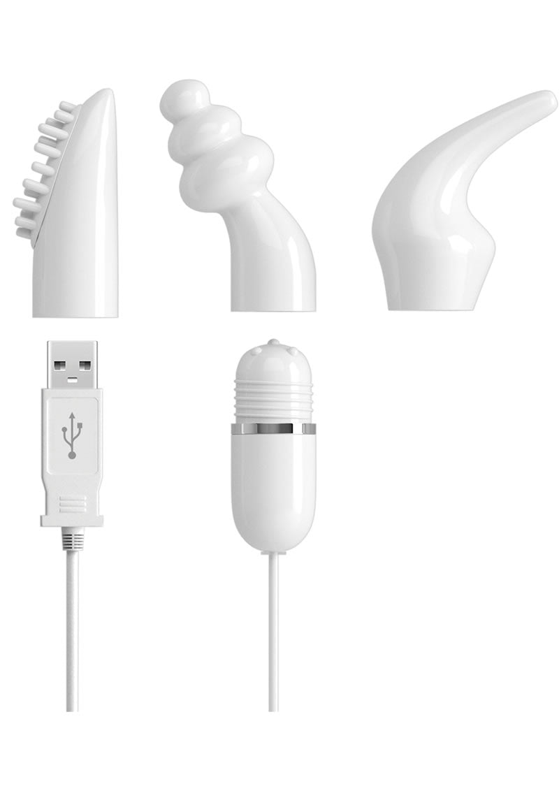 Kit de masaje USB Isex blanco