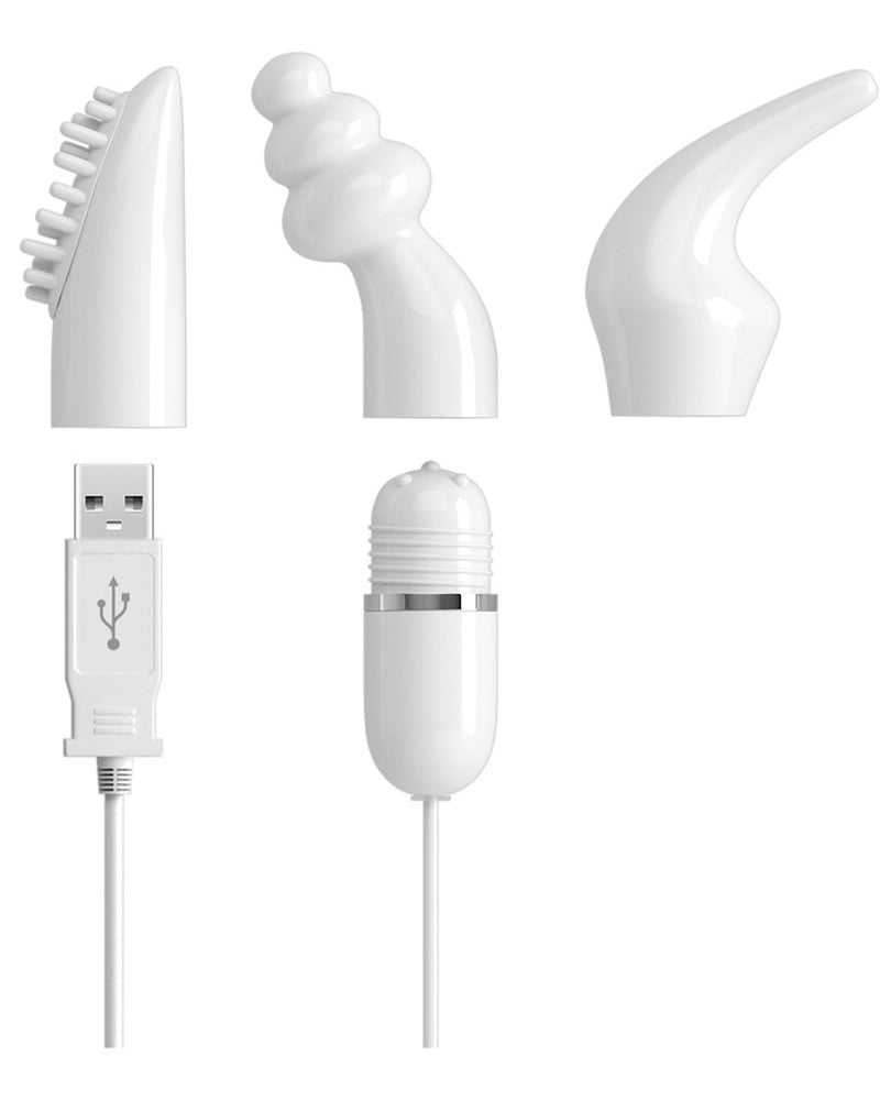 Kit de masaje USB Isex blanco
