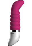 Crush Silicone Mi Amore Mini Vibe Waterproof Purpleish Red 2.25 Inch