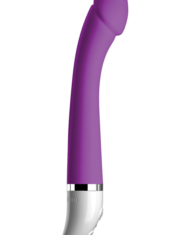 Vibrador de silicona resistente al agua Sugar Plum de 5,25 pulgadas color morado