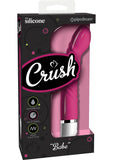 Crush Silicone Babe Vibe Waterproof Purpleish Red 5.25 Inch