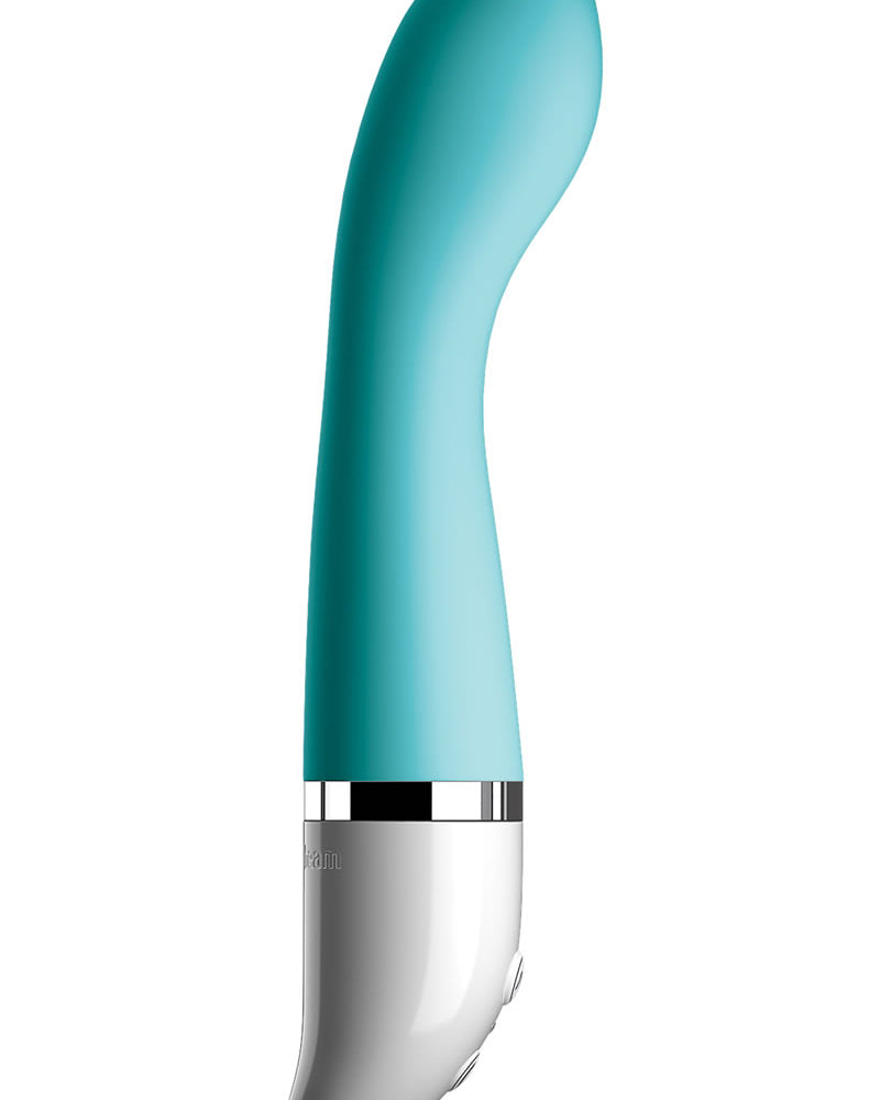 Vibrador de silicona resistente al agua Crush Honey Vibe de color turquesa de 6,5 pulgadas