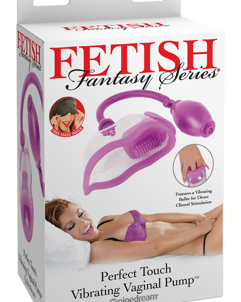 Fetish Fantasy Perfect Touch Vibe Pussy Pump Purple