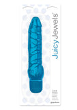 Juicy Jewels Cobalt Breeze Jelly Vibrator Waterproof Blue 7.87 Inches