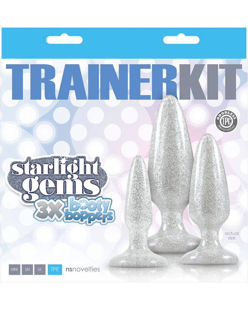 Starlight Gems 3X Booty Boppers Anal Plugs Trainer Kit 3 Each Per Kit