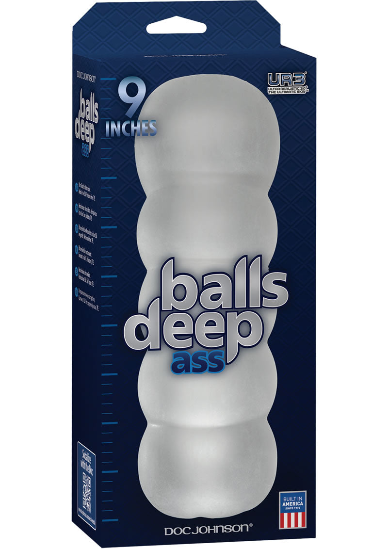 Masturbador con textura Balls Deep Ass UR3 Frost de 9 pulgadas