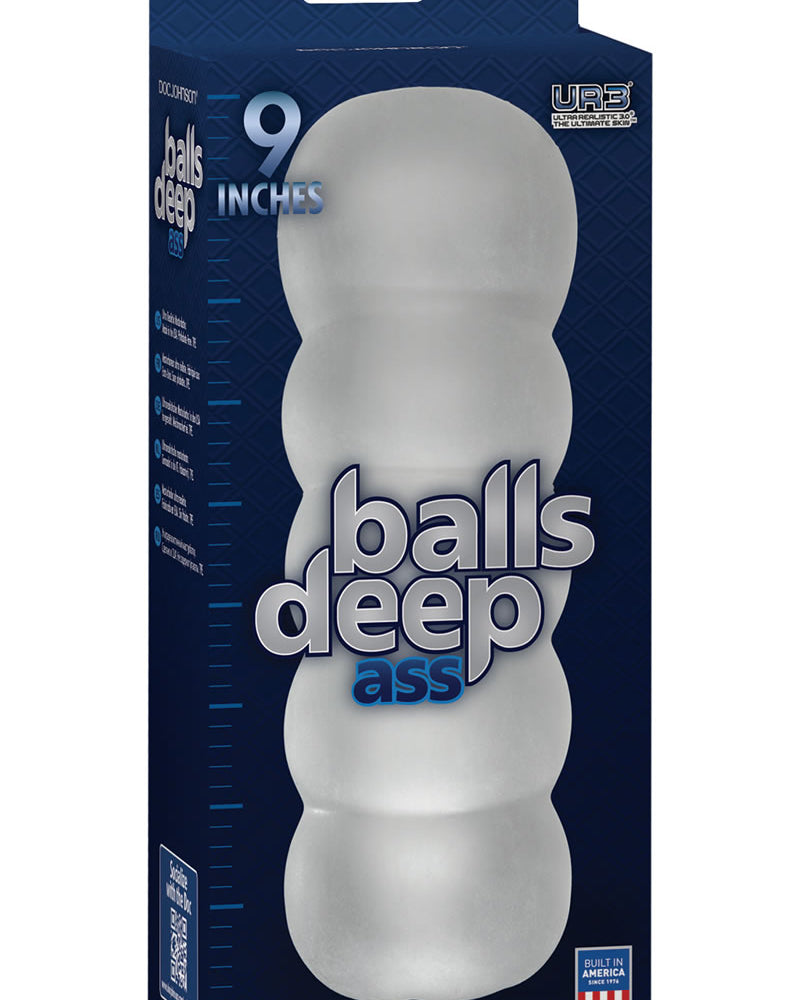 Masturbador con textura Balls Deep Ass UR3 Frost de 9 pulgadas