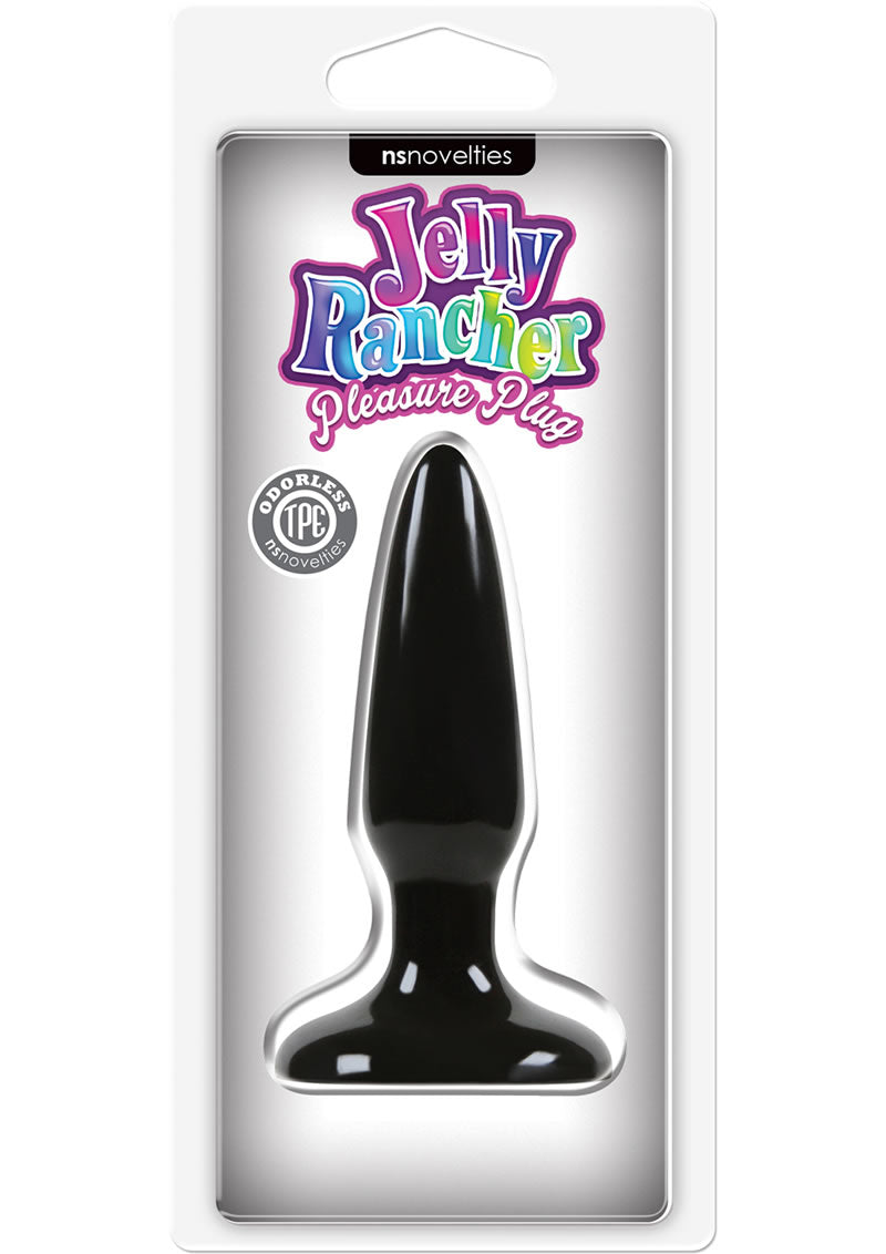 Mini tapón anal Jelly Rancher, color negro