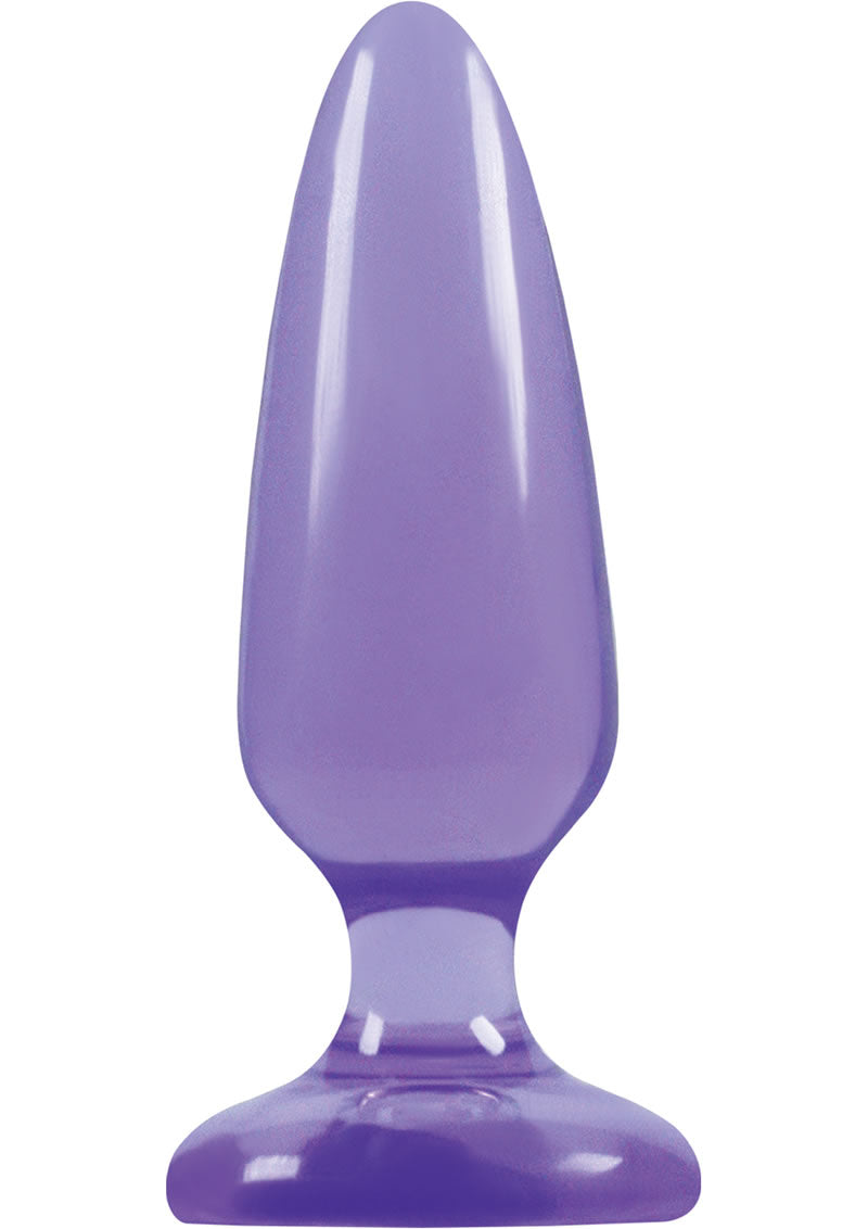 Tapón de placer Jelly Rancher de color morado mediano