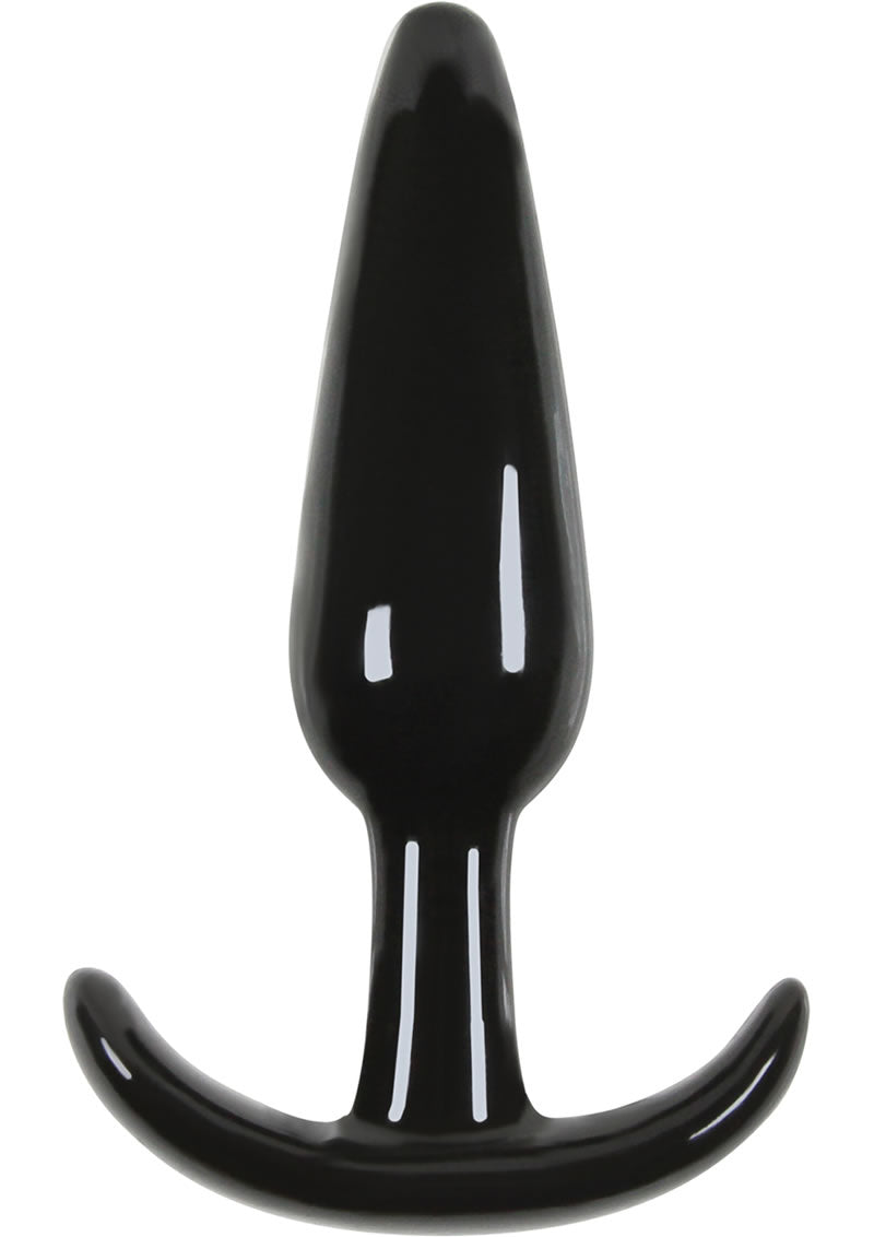 Jelly Rancher Smooth T Plug Black Small