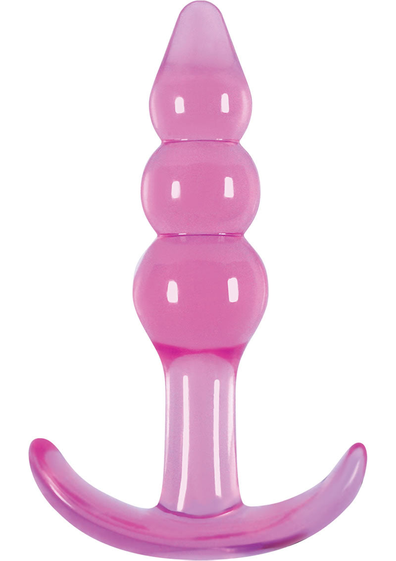 Jelly Rancher Ripple T Plug Pink 4.3 Inch