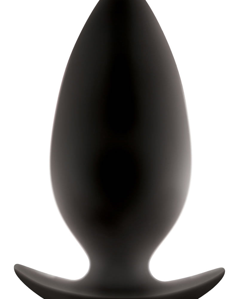 Tapón anal de silicona Renegade Spade grande negro