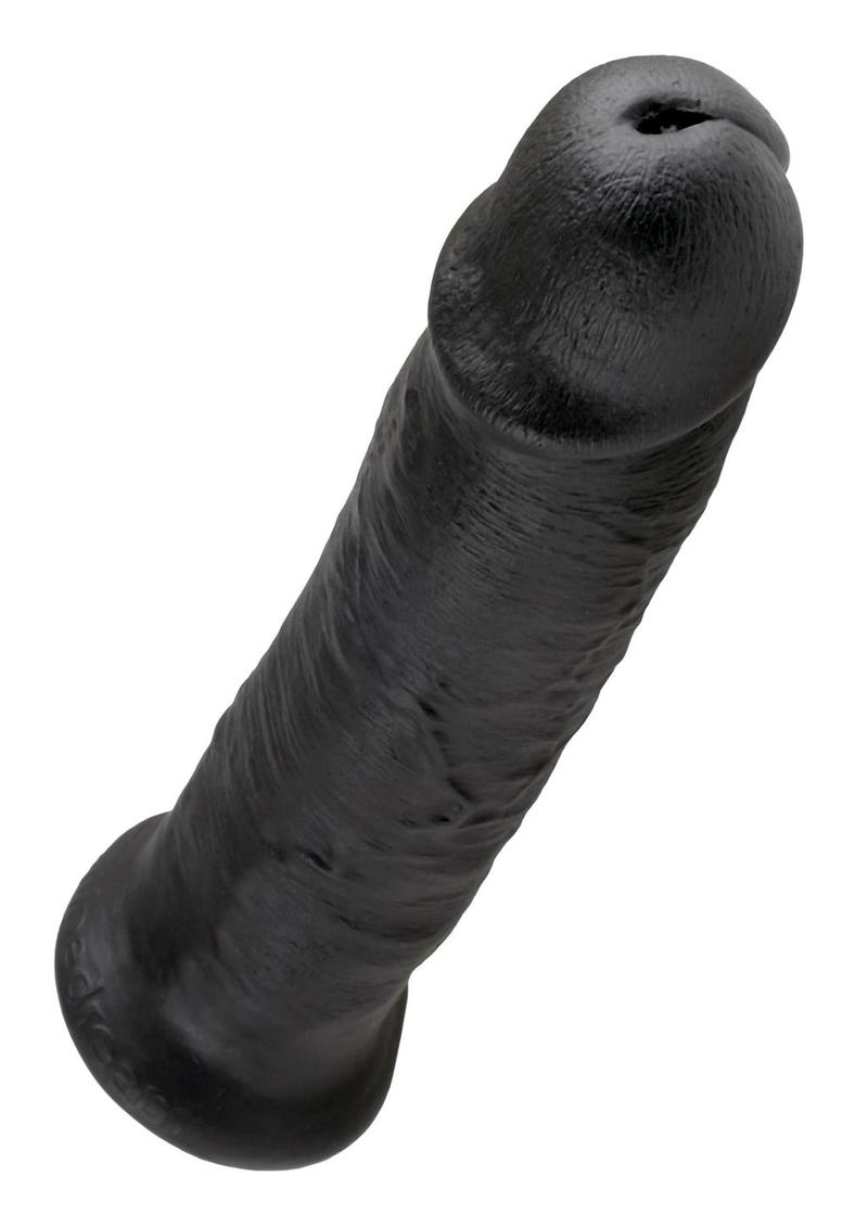 Consolador realista King Cock de 10 pulgadas, color negro