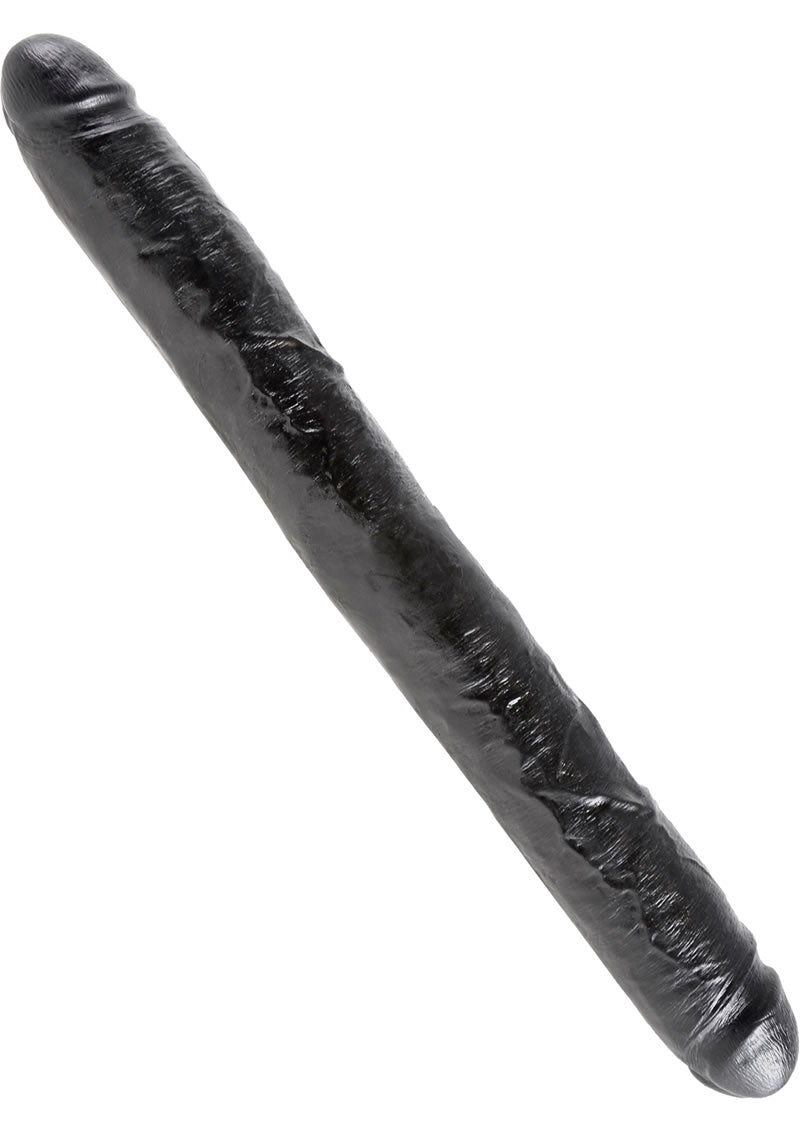 King Cock Thick Double Dildo Black 16 Inch