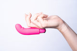 Sadie Silicone Finger Vibrator - Pink