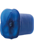 Apollo Textured Duel Density Stroker Pussy Masturbator Blue 6.5 Inch