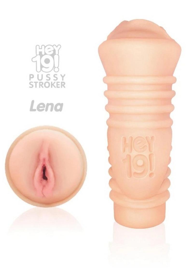 Hey 19 Vibrating Teen Realistic Pussy Stroker Lena Anderson Flesh