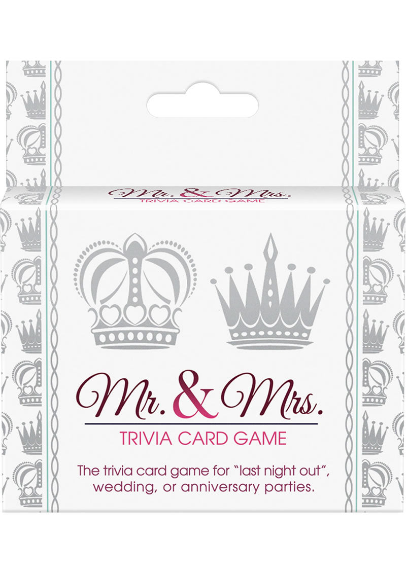 Juego de cartas de trivia de Mr. y Mrs.